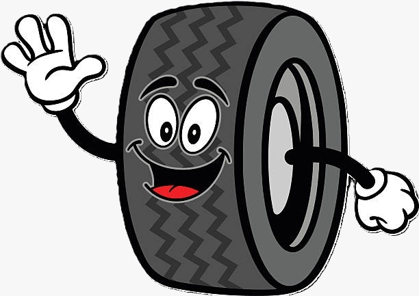 Pneu souriant